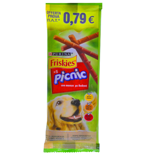 FRISKIES STICKS ΒΟΔΙΝΟ 42gr. - (PICNIC)