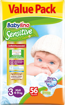 BABYLINO ΠΑΝΑ VALUE SENSITIVE No 3 (4-9kg) - (56τεμ.)