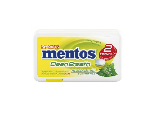 MENTOS CLEAN BREATH LEMON MINT 21g