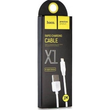 ΚΑΛΩΔΙΟ LIGHTNING USB ΛΕΥΚΟ 1m HOCO X1