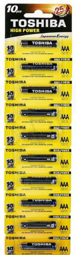 TOSHIBA ΑΛΚΑΛΙΚΗ ΑΑΑ (10ΤΜΧ) - (ΜΕ ΦΟΡΟ 0,02€)