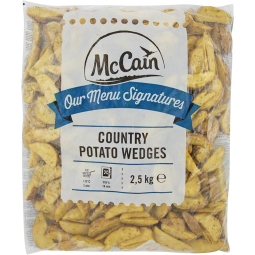 MCCAIN COUNTRY POTATO WEDGES 4X2500KG