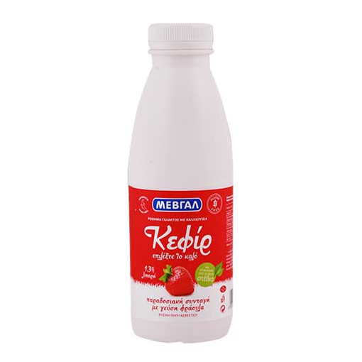 Κεφίρ Μεβγάλ Φράουλα 1,3% ΛΙΠΑΡΑ (500 ml)