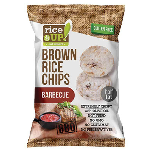 RICE UP ΤΣΙΠΣ ΟΛΙΚΗΣ 60gr. - (BBQ)
