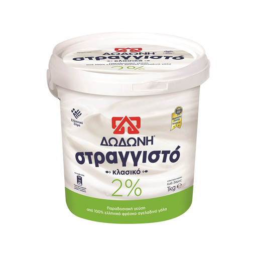 ΔΩΔΩΝΗ ΓΙΑΟΥΡΤΙ ΣΤΡΑΓΓΙΣΤΟ 2% 1KG