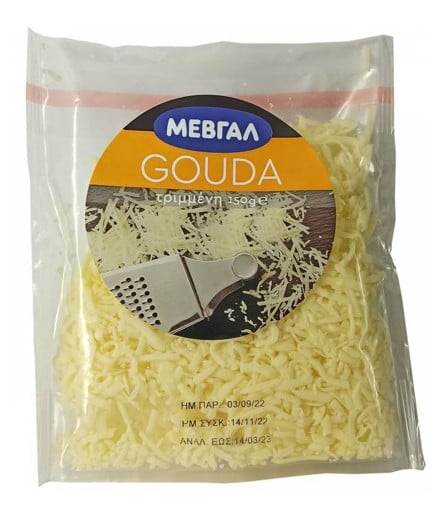 ΜΕΒΓΑΛ GOUDA ΤΡΙΜΜΕΝΗ 150gr