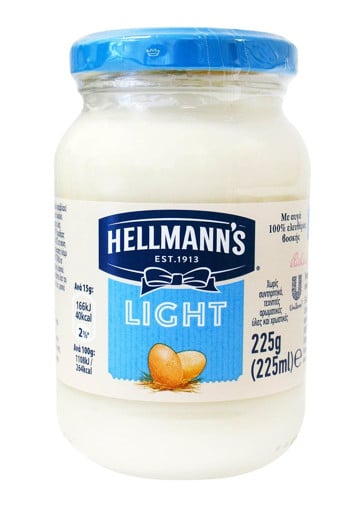 HELLMANNS ΜΑΓΙΟΝΕΖΑ 225ml - (LIGHT)