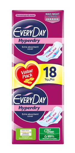 EVERY DAY HYPERDRY MAXI NIGHT ULTRA PLUS 18ΤΜΧ