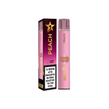 ONLY 1 (PEACH) 0% ΝΙΚΟΤΙΝΗ 2000 PUFFS 4.5ml