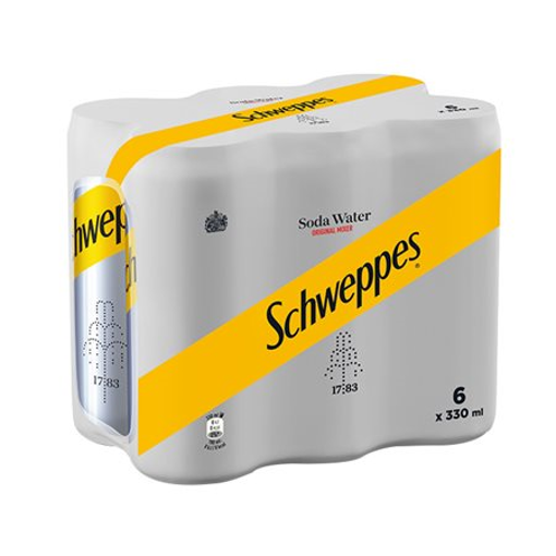 SCHWEPPES ΣΟΔΑ (6x330ml)