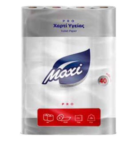 MAXI ΧΑΡΤΙ ΥΓΕΙΑΣ 2φυλλο 57gr. - (40 ΡΟΛΑ) (DECO)