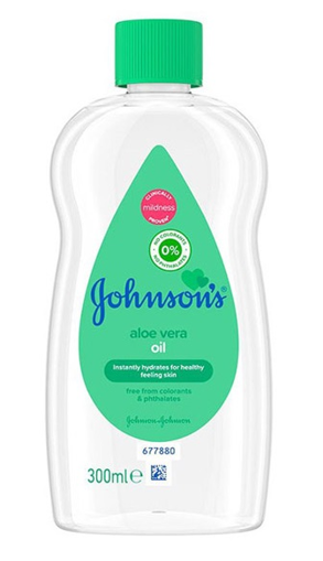 JOHNSONS BABY OIL 300ml - (ALOE VERA)