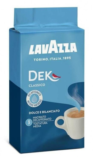 LAVAZZA DECAFFEINATO 250gr. - (TOSTATURA MEDIA)