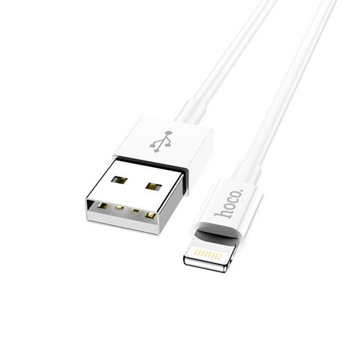 ΚΑΛΩΔΙΟ ΦΟΡΤΙΣΗΣ 1m ΛΕΥΚΟ HOCO X64 LIGHTWEIGHT USB TO LIGHTNING