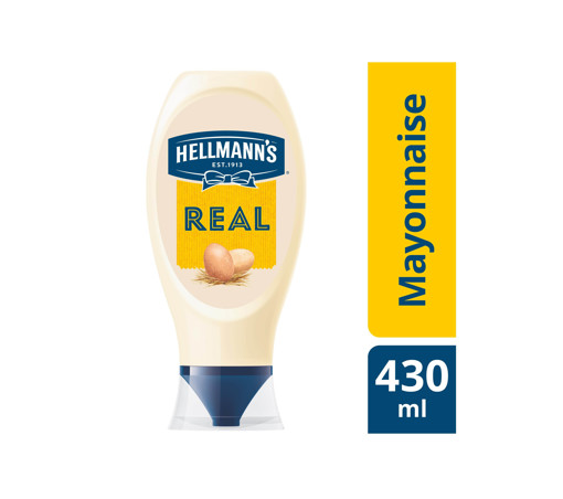 HELLMANNS ΜΑΓΙΟΝΕΖΑ 430ml - (REAL) (TOP DOWN)