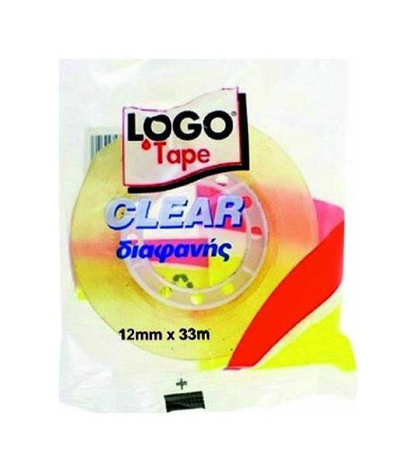 LOGO CLEAR ΤΑΙΝΙΑ ΔΙΑΦΑΝΗΣ (ΣΕΛΟΤΕΙΠ) - (12mm x 33mm)