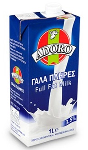 ADORO ΠΛΗΡΕΣ ΓΑΛΑ 1lit (3.5%) - (ΧΑΡΤΙΝΟ)