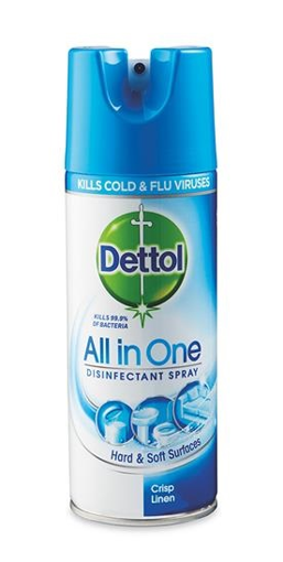 DETTOL SPRAY CRISP LINEN 400ml