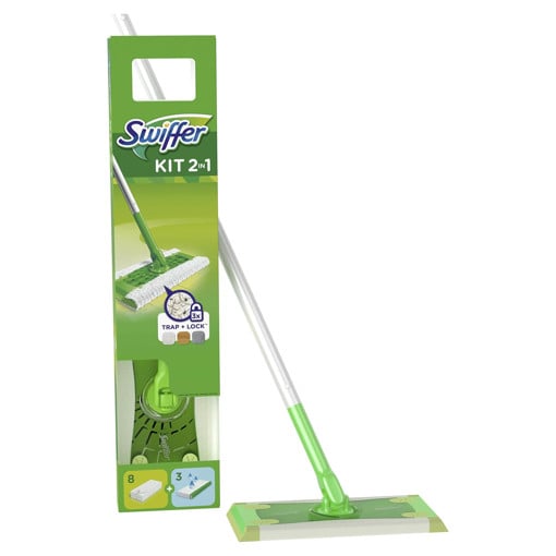 SWIFFER KIT + ΠΑΝΑΚΙΑ 8τεμ. + ΥΓΡΑ ΠΑΝΑΚΙΑ 3τεμ.