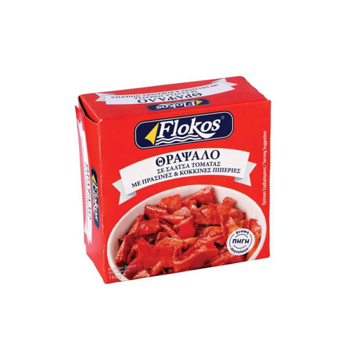 FLOKOS ΘΡΑΨΑΛΟ 160gr. - (ΠΡΑΣΙΝΕΣ ΚΑΙ ΚΟΚΚΙΝΕΣ ΠΙΠΕΡΙΕΣ)