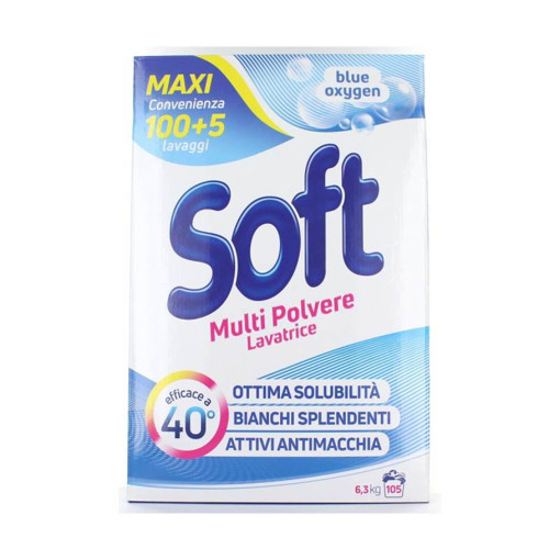 SOFT ΣΚΟΝΗ ΠΛΥΝΤΗΡΙΟΥ 6.3kg 100μεζ. - (OXYGEN)