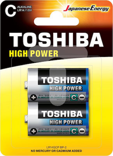 TOSHIBA ΑΛΚΑΛΙΚΗ  C (2τεμ.) - (ΜΕ ΦΟΡΟ 0,08€)