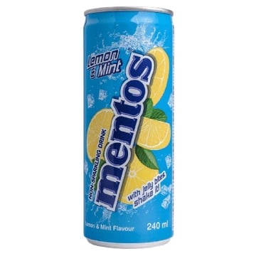 MENTOS NON-SPARKLING DRINK 240ml - (LEMON & MINT)