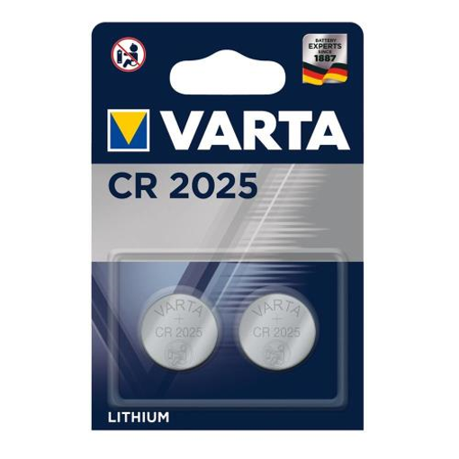 ΜΠΑΤΑΡΙΑ ΛΙΘΙΟΥ VARTA CR2025 (2τμχ)