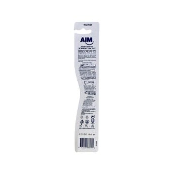 AIM ΟΔΟΝΤΟΒΟΥΡΤΣΑ  NAT ELEM CHARCOAL  (ΜΑΛΑΚΗ)