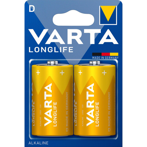 VARTA 4120 ALKALINE LONGLIFE ( D ) ΣΥΣΚ. 2ΤΕΜ.