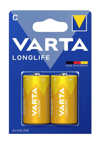  VARTA 4114 ΜΠΑΤΑΡΙΑ ΑΛΚΑΛΙΚΗ LONGLIFE (C) 2ΤΕΜ.