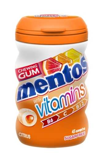 MENTOS PURE FRESH NANO BOTTLE VITAMINS CITRUS 18g