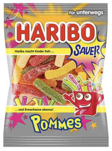 HARIBO ΖΑΧΑΡΩΤΑ 100gr. - (SAURE POMMES)