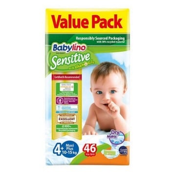 BABYLINO ΠΑΝΑ VALUE SENSITIVE No 4+  (10-15kg) (46τεμ)