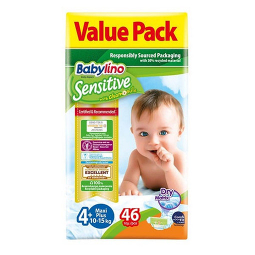 BABYLINO ΠΑΝΑ VALUE SENSITIVE No 4+  (10-15kg) (46τεμ)