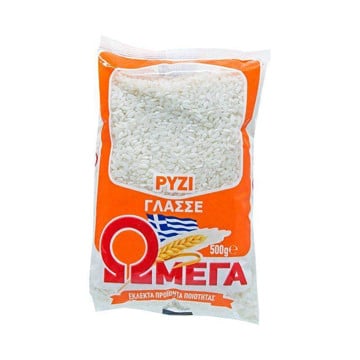 ΩΜΕΓΑ ΡΥΖΙ ΓΛΑΣΣΕ 500gr.
