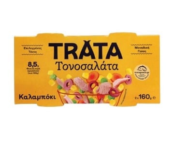 TRATA ΤΟΝΟΣΑΛΑΤΑ (2x160gr.) - (ΜΕ ΚΑΛΑΜΠΟΚΙ)