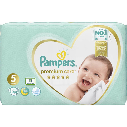 PAMPERS PREMIUM CARE Νο 5 (44τμx.) - (11-16kg)