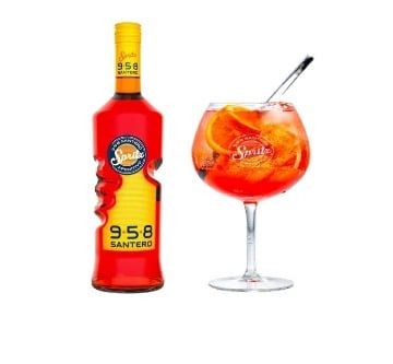 958 SANTERO SPRITZ APERITIVO 1LT (+ΔΩΡΟ ΑΦΡΩΔΗΣ ΟΙΝΟΣ ) (APEROL)