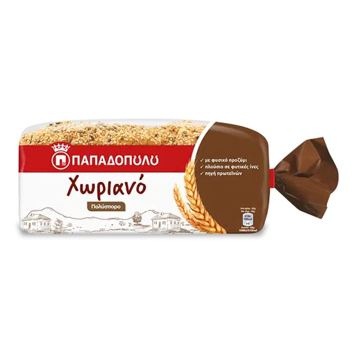 ΠΑΠΑΔΟΠΟΥΛΟΥ ΤΟΣΤ ΧΩΡΙΑΝΟ 540gr. - (ΠΟΛΥΣΠΟΡΟ)