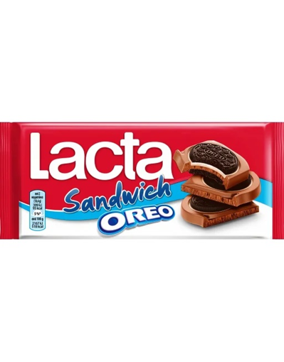 LACTA ΣΟΚΟΛΑΤΑ 92gr. SANDWICH - (OREO)