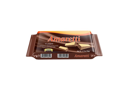 AMARETTI ΓΚΟΦΡΕΤΑ ΜΕ ΓΕΜΙΣΗ ΚΡΕΜΑ ΚΑΚΑΟ 90gr - (CLASSIC)