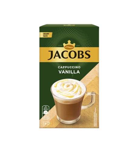 JACOBS CAPPUCCINO STICS 8X12gr - (VANILLA)