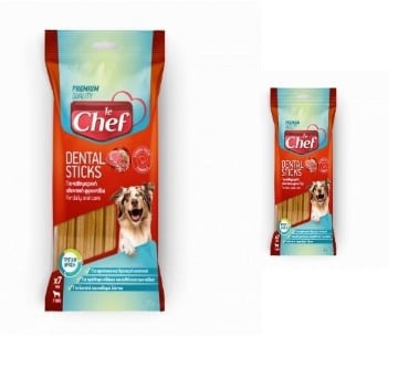 LE CHEF DENTAL STICKS ΣΚΥΛΟΥ 110gr +45gr. (1+1 ΔΩΡΟ)