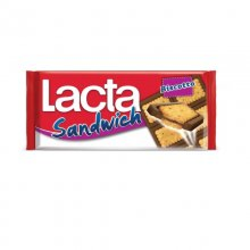 LACTA ΣΟΚΟΛΑΤΑ 87gr. - (SANDWICH BISCOTTO)