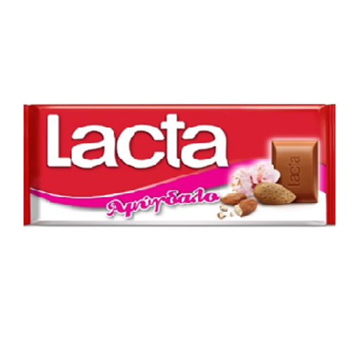 LACTA ΣΟΚΟΛΑΤΑ 85gr. - (ΑΜΥΓΔΑΛΟ)