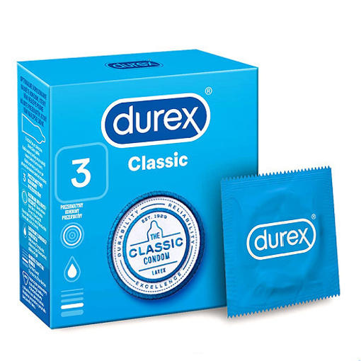 DUREX CLASSIC ΠΡΟΦΥΛΑΚΤΙΚΑ 3τμχ