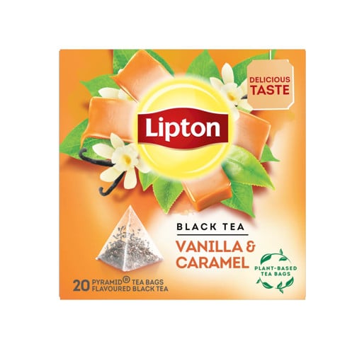 LIPTON ΤΣΑΙ ΠΥΡΑΜΙΔΑ (CARAMEL/VANILLA)-(20x1,7gr.)