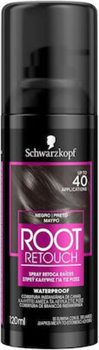 SCHWARZKOPF SPRAY ΚΑΛΥΨΗΣ ΡΙΖΩΝ 120ml - (ΜΑΥΡΟ)