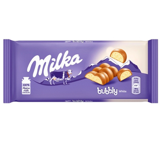 MILKA BUBBLY WHITE 100gr.